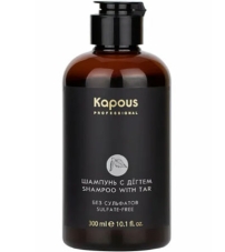 Беcсульфатный шампунь для волос с Дёгтем, Kapous -300 мл