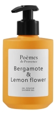 Гель для душа Bergamote & Lemon Flower БЕРГАМОТ И ЦВЕТОК ЛИМОНА -300мл.
