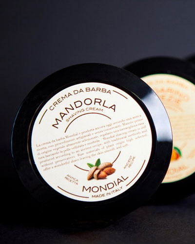 Крем для бритья Mondial "MANDORLA" с ароматом миндаля, пластиковая чаша, 75 мл