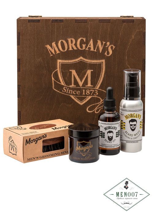 Премиальный подарочный набор для бороды и усов Morgan's