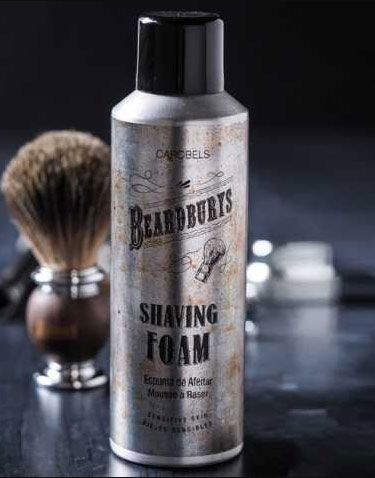 Пена для бритья BEARDBURYS shaving foam -200мл.