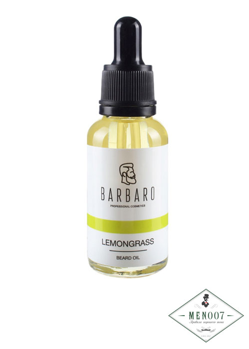 Масло для бороды Barbaro Beard Oil Lemongrass - 30 мл