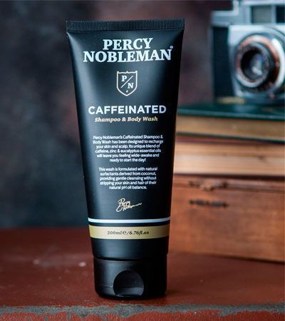 Шампунь и гель для душа с кофеином Percy Nobleman Caffeinated Shampoo & Body Wash - 200 мл