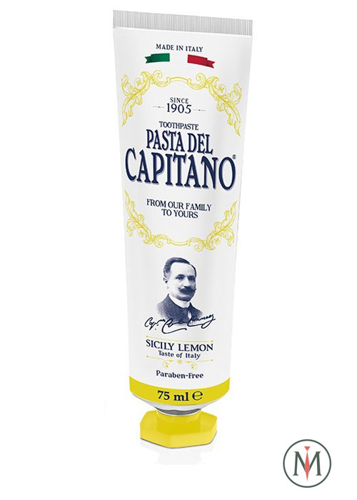 Зубная паста Сицилийский лимон Pasta del Capitano Sicily Lemon 1905 Сицилийский Лимон-  75 мл