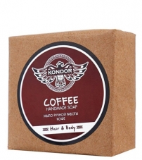 Мыло для рук и лица ручной работы Кофе Kondor Handmade Soap Coffee - 140 гр