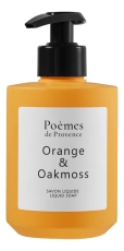Жидкое мыло Orange & Oakmoss АПЕЛЬСИН И ДУБОВЫЙ МОХ -300мл.