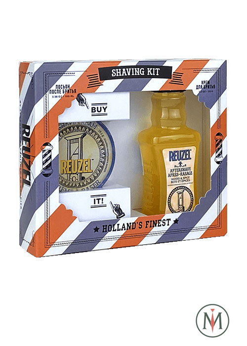 Подарочный набор для бритья Reuzel Набор Shaving Kit Wood & Spice