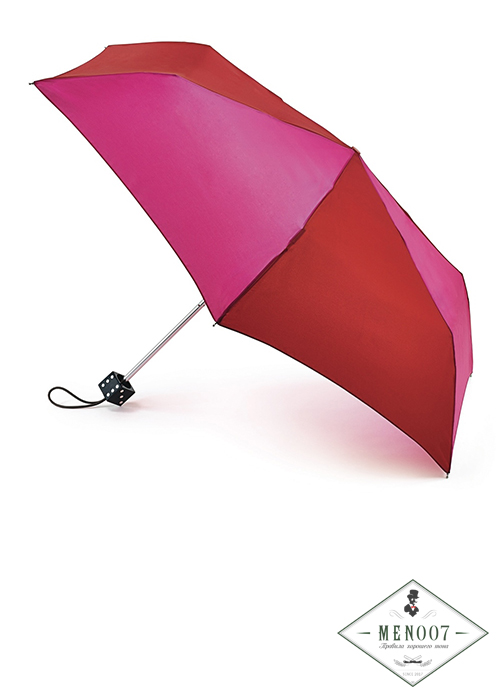 Суперлегкий дизайнерский женский зонт «Кубик ручка» от Lulu Guinness, механика, superslim, Fulton L718-2548