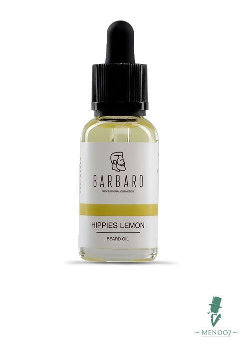 Масло для бороды хиппи-лимон Barbaro Beard Oil Hippies lemon - 30 мл