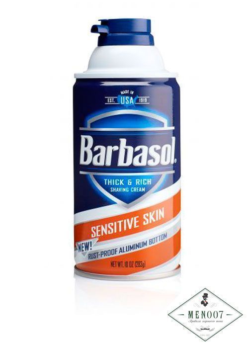 Пена для бритья BARBASOL для чувствительной кожи -283гр.