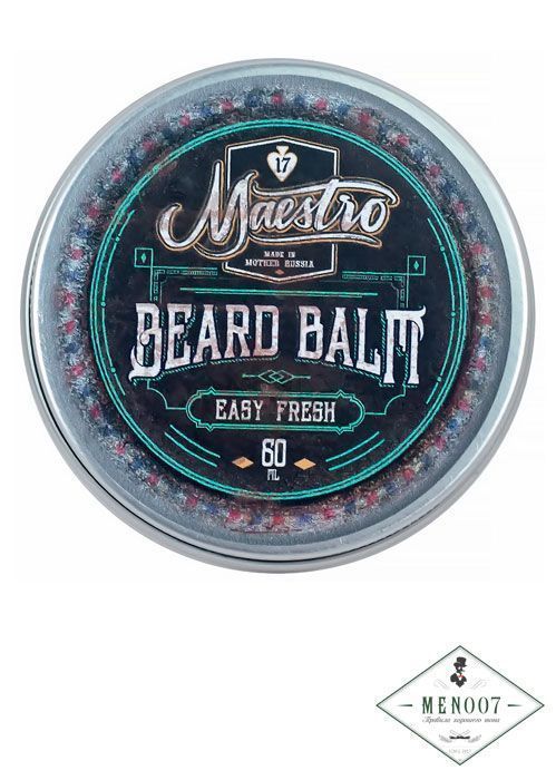 Бальзам для бороды для бороды Maestro Beard Balm Easy Fresh - 60мл.