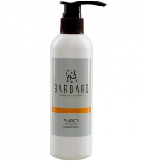 Непенящийся прозрачный гель для бритья Barbaro Shaving Gel Amber - ​200 мл