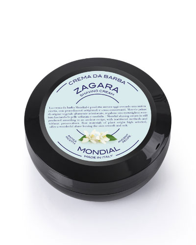 Крем-мыло для бритья Mondial "ZAGARA" с ароматом флёрдоранжа, пластиковая чаша, 75 мл