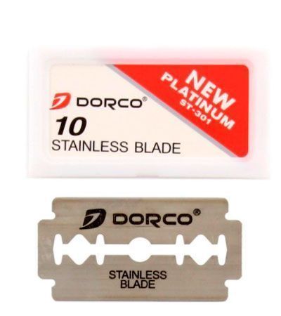 Лезвия сменные Dorco ST-301 DE Razor Blades 10шт.