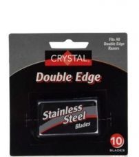 Лезвия Crystal Super + Stainless Steel Platinum Coated Double Edge Safety 10шт.