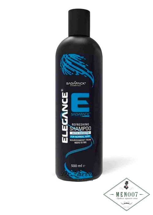 Шампунь для нормальных волос Elegance Plus Keratin Shampoo Refreshing - 500 мл