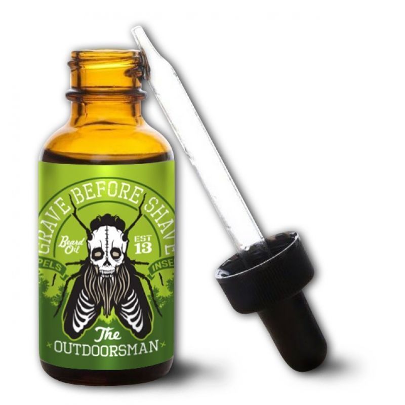 Масло для бороды GRAVE BEFORE SHAVE - THE OUTDOORSMAN BLEND -30мл.