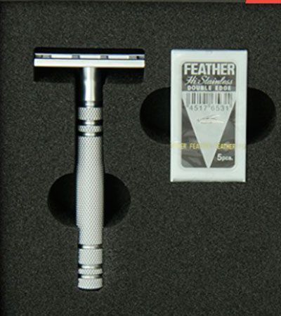 Коллекционная безопасная бритва Feather AS-D2 в подарочной коробке