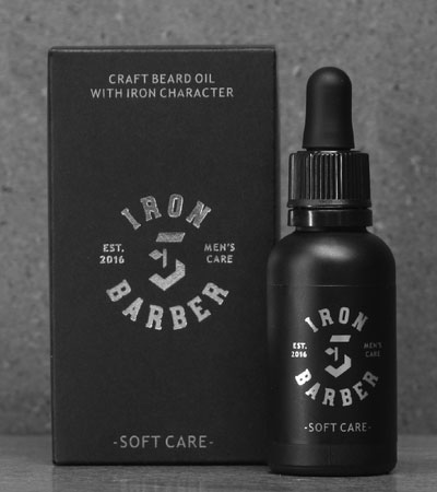 Масло для бороды для чувствительной кожи Beard Oil Soft Care Iron Barber 30 ml