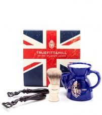 Подарочный набор для бритья TRUEFITT & HILL Blue Shaving Set