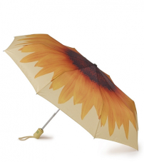 Женский зонт с принтом «Подсолнух», автомат, OpenClose-4, Fulton R346-3055