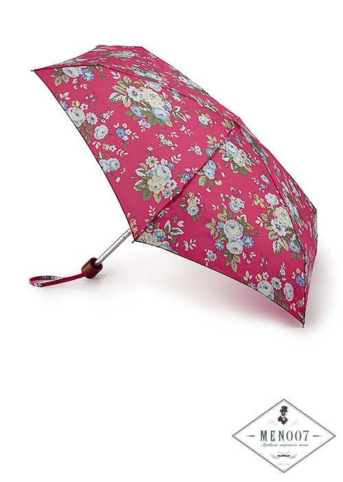 Суперкомпактный дизайнерский зонт «Цветы», механика, Cath Kidston, Tiny, Fulton L521-3135