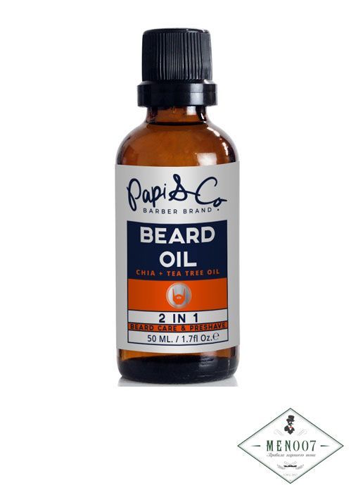 Масло для бороды и для бритья Papi & Co Beard Oil - 60 мл