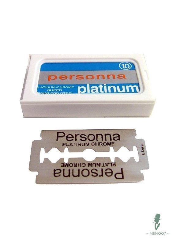 Лезвия для безопасной бритвы Personna Platinum -10шт.