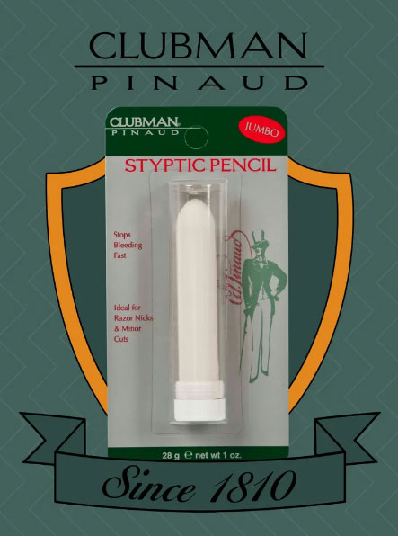 Кровоостанавливающий карандаш алюмокалиевые квасцы Styptic Pencil ,Clubman (стик) - 28 г