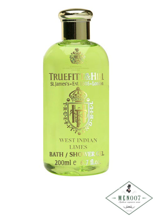 Гель для душа и ванной Truefitt & Hill West Indian Limes -200мл.