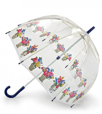 Дизайнерский зонт-трость «Цветочные горшки», механика, Cath Kidston, Birdcage, Fulton L546-3145