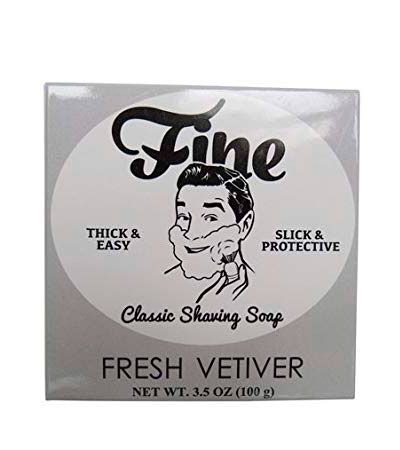 Мыло для бритья Fine Classic Shaving Soap (Refills) - Fresh Vetiver  -100гр.