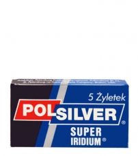 Сменные лезвия для бритвы Polsilver Super Iridium- 5шт.