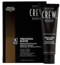 Краска для седых волос пепельный оттенок American Crew Precision Blend 5/6 3х40 мл