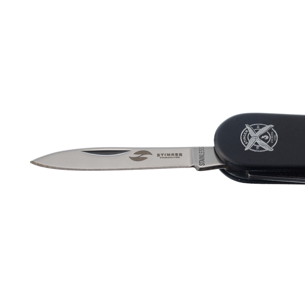 Нож перочинный STINGER FK-K7003LG-BLACK