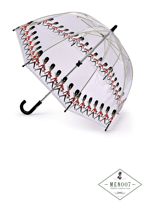 Детский прозрачный зонт-трость «Солдатики», механика, Funbrella, Fulton C605-3323