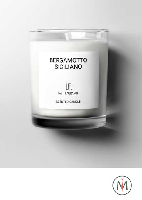 Ароматическая свеча Лаб Фрагранс Bergamotto siciliano (Сицилийский бергамот) -180г.