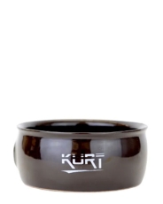 Чаша керамическая для бритья без ручки коричневого цвета, KURT K_40045