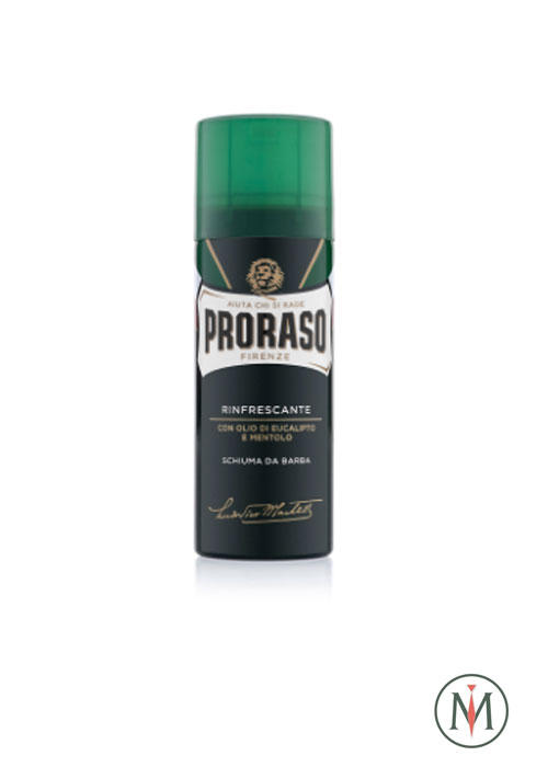 Пена для бритья освежающая с маслом эвкалипта и ментолом Proraso 50 мл.