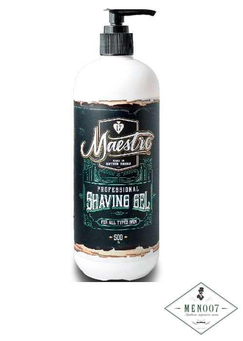 Гель для бритья Maestro Professional Shaving Gel - 500 мл