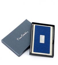 Визитница Pierre Cardin синяя (с местом для лого)