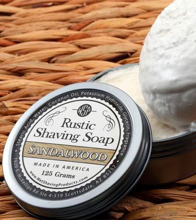 Мыло для бритья Wsp Rustic Shaving Soap Sandalwood -125гр.