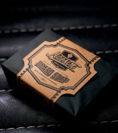 Мыло для бороды и тела угольное Maestro Beard Soap - 100г.