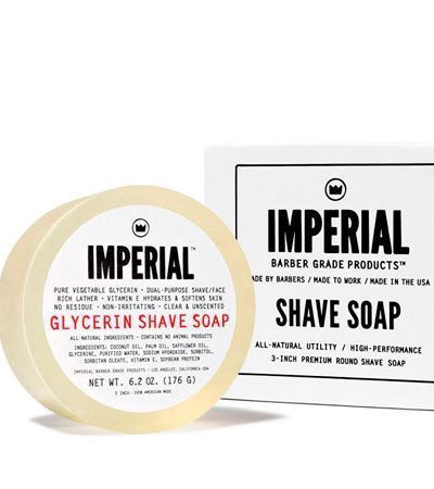 Мыло для бритья Imperial Barber Glycerin Shave Soap - 176 гр