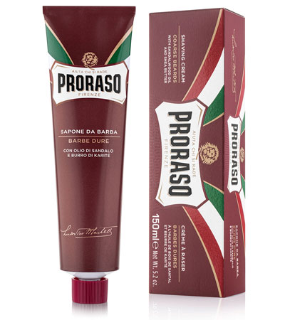 Крем для бритья Proraso питательный с маслом сандала и маслом ши -150мл.