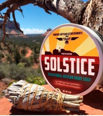 Мыло-крем для бритья ARTISAN ACCOUTREMENTS SOLSTICE PHOENIX SHAVING SOAP 114гр.