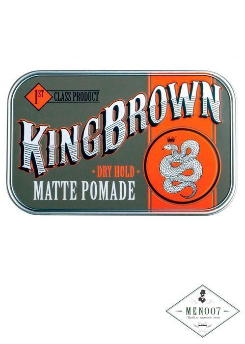 Матовая помада для волос KING BROWN -75гр.