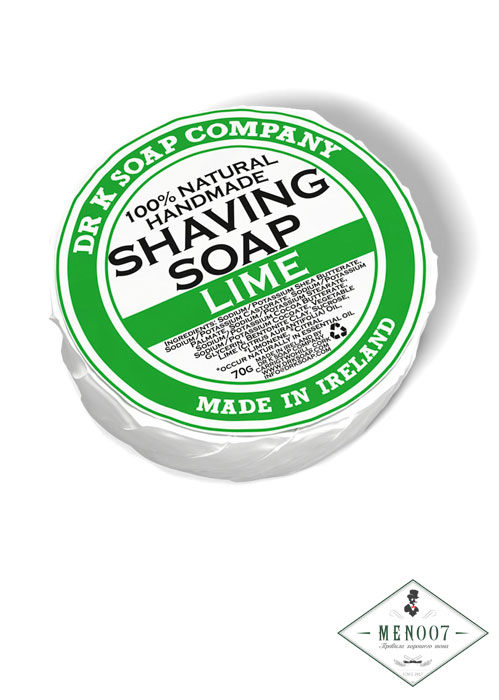 Мыло для бритья ручной работы DR K SOAP COMPANY Lime -70г.