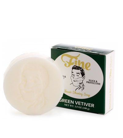 Мыло для бритья Fine Classic Shaving Soap (Refills) - Green Vetiver -100гр.