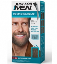Гель-краска для бороды и усов Just For Men Moustache & Beard M-35 (Коричневый)